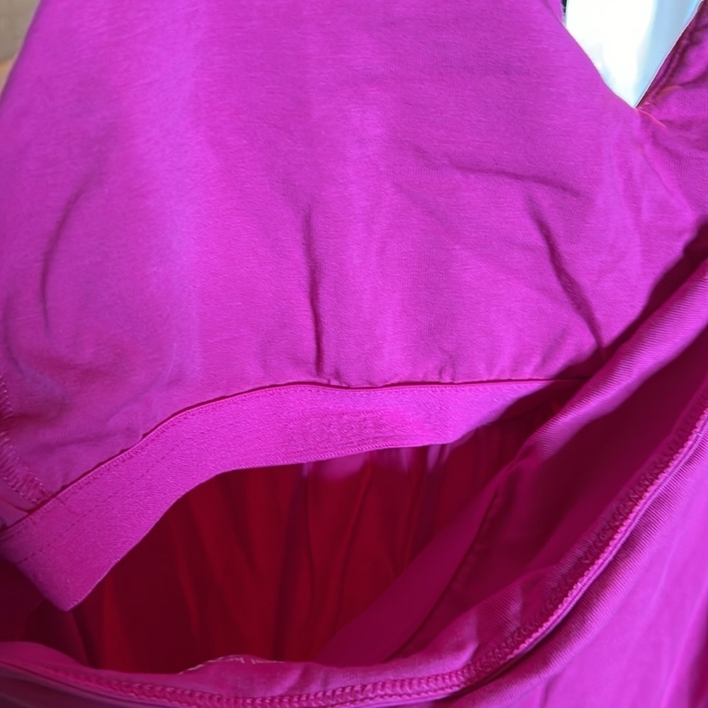 NWOT Victoria’s Secret Hot Pink Sequin Halter Mini Dress Bra Top Y2K Medium - Picture 10 of 10